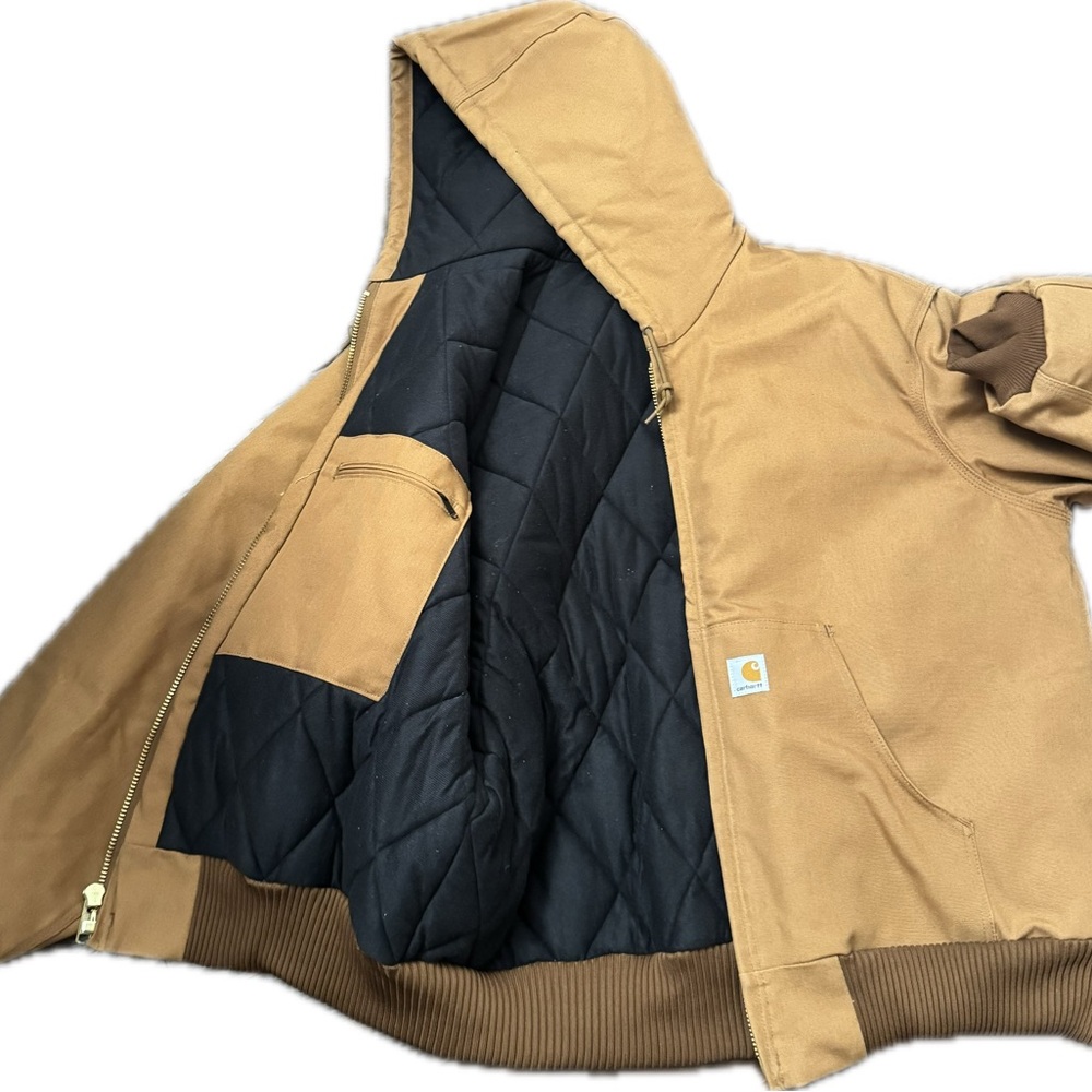 Carhartt MEN'S INSULATED ACTIVE JAC - LOOSE FIT - WASHED DUCK - 3 WARMEST RATING